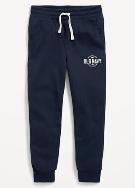Old Navy Gender-Neutral Logo-Graphic Jogger Sweatpants for Kids - M (8)
